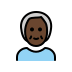 older person, dark skin tone